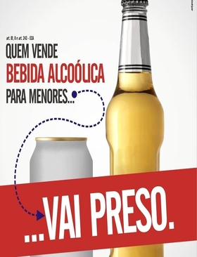 Venda de bebidas alcoólicas para menores de idade é crime