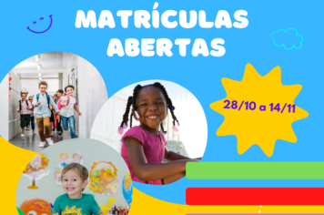 Secretaria Municipal de Educação divulga calendário de matriculas e rematriculas