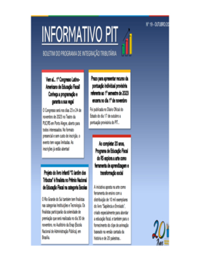 Divulgação do Programa de Educação Fiscal