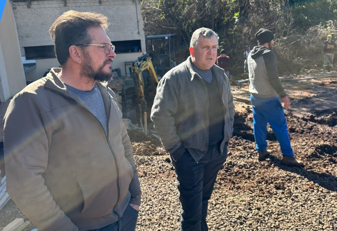Obra em andamento no Distrito de Sertãozinho