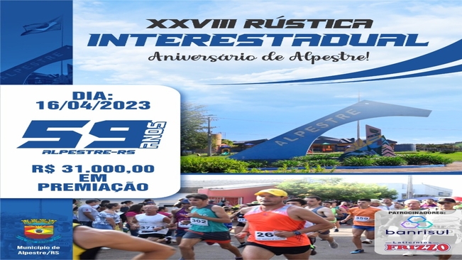 XXVIII Rústica Interestadual Aniversário de Alpestre